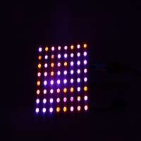 Color Changing Addressable DC5V WS2812B SK6812 IC Built-in 8*8CM LED Panel Matrix Lights