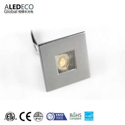 2W Mini Recessed Outdoor Deck Step LED Light